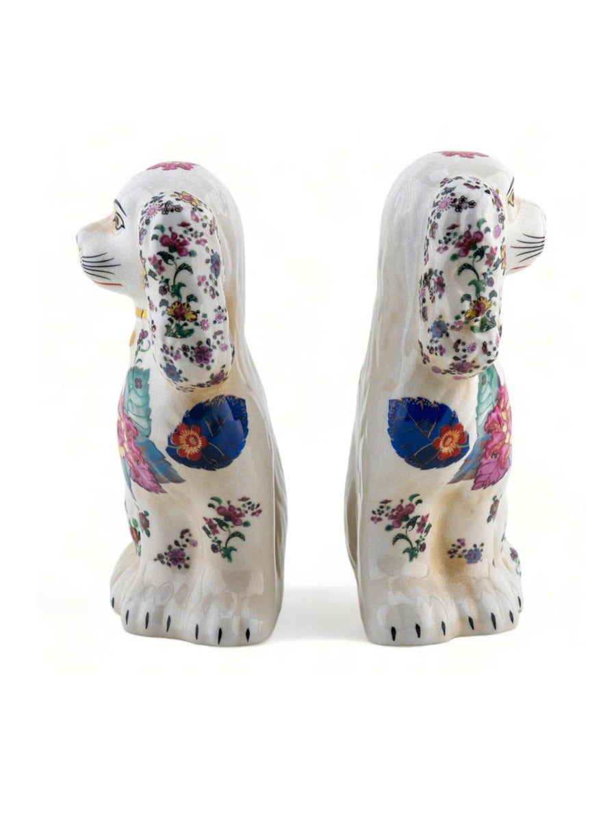 Staffordshire Dog Tobacco Leaf Pair (Large) – Casual Camel Boutique