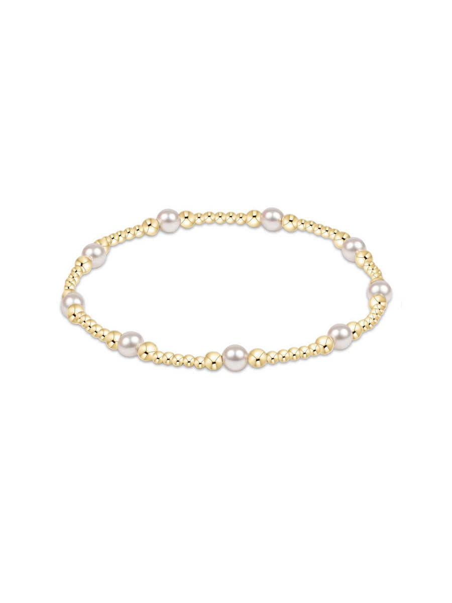 Purpose Pearl 4mm Gold Bracelet main image 0