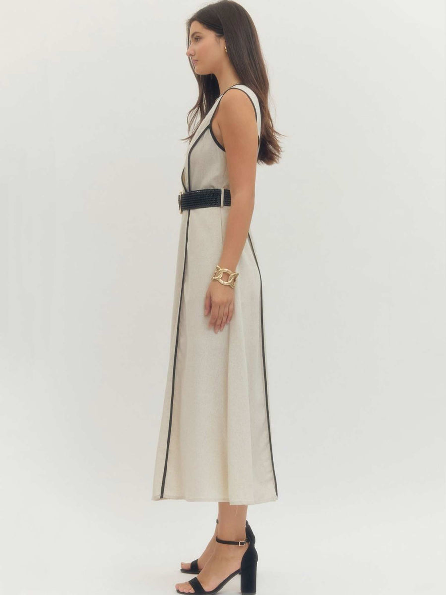 French Coastline Midi Dress Beige / Small (2/4) French Coastline Midi Dress Beige / Small (2/4)