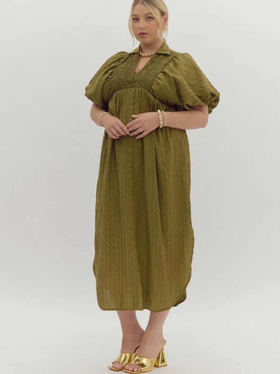 brown entro dress ENTRO Solid Short sleeve mini dress