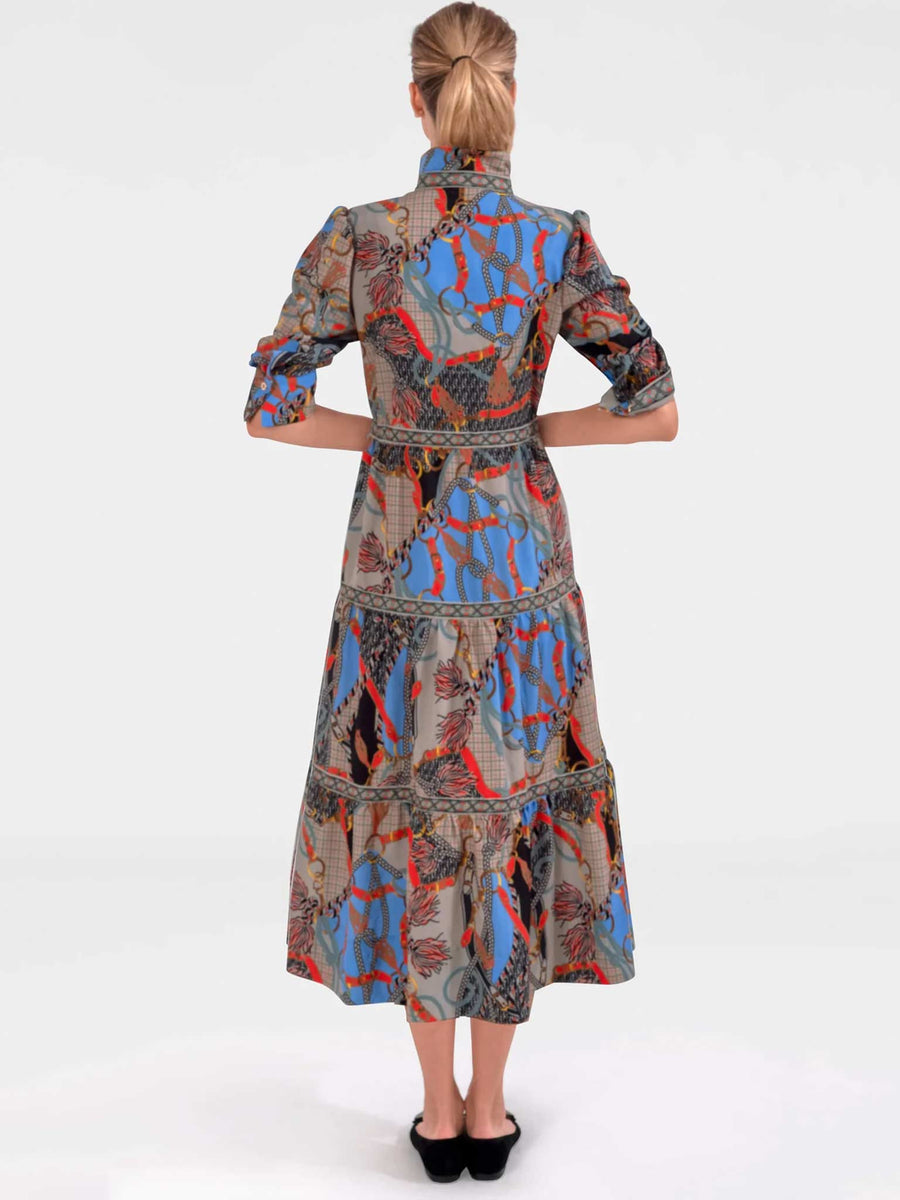 Gretchen Scott - DAMSEL MIDI DRESS - PLUME