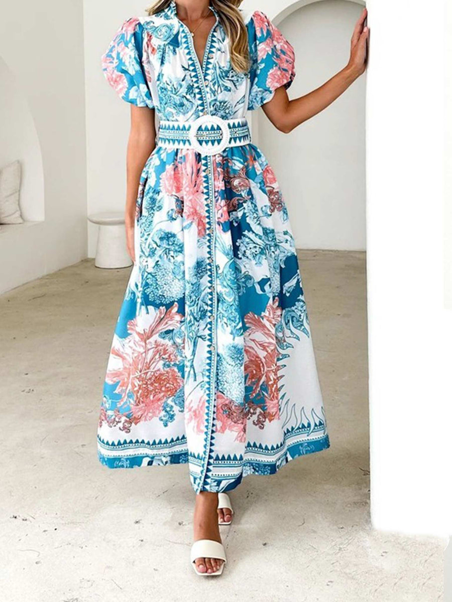 Oriental Rose Coral Bay Maxi Dress
