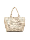 BC Bags woven tote bag in champagne