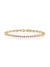 bezel bracelet in gold with pink stones
