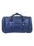 greek navy luxury duffle bag with wheels from back