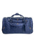 greek navy luxury duffle bag with wheels from front