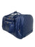 greek navy luxury duffle bag with wheels from side
