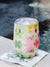 giverny pattern wine tumbler by the pool
