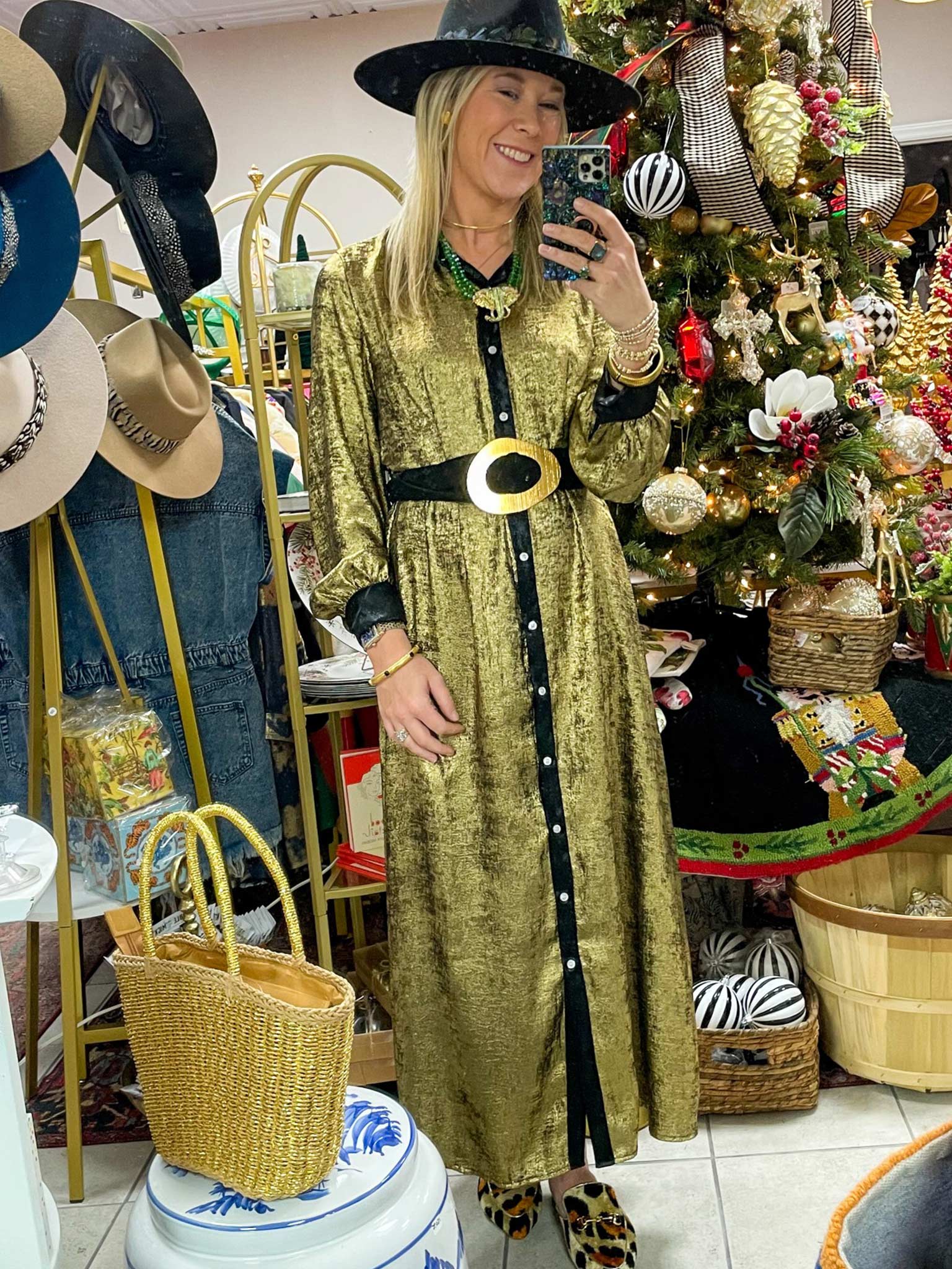 gold and black shirt dress Tailored Shirt Dress | Buy Dress Amandine