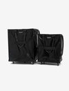 medium and large black Hulken bags side by side