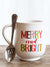 merry and bright coffee mug