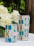 monets garden tumbler with matching wine glass