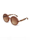 OKKIA Monica Sunglasses in Pink Havana from side