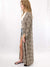 snake print duster from side