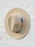 straw hat with multi-color band