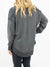 thermal long sleeve charcoal top from back