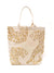 cotton tote bag with gold tigers 