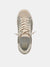zina granite metallic suede sneaker from top