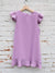 lavendar ruffle sleeve dress