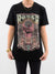 rode graphic tee in black on model