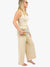 70s beige jumpsuit from side