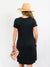 black bamboo dress from back
