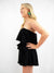 black layer top romper from side
