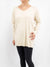 beige tunic sweater from front