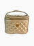 gold jewelry case from front