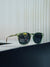 green frame sunglasses with retro look