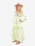 Yellow maxi cover up dress