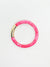 Acrylic bracelet marble pink