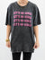 let's go girls graphic tee in black and pink font