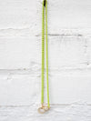 lime pave clasp choker necklace hanging