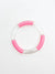 acrylic and clear bracelet in light pink