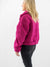 jam color sherpa jacket from side