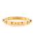 pyramid style cuff gold bracelet