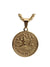 gold coin zodiac necklace sagitarius