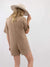 tan romper from back