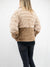 cream nad taupe fur jacket from back